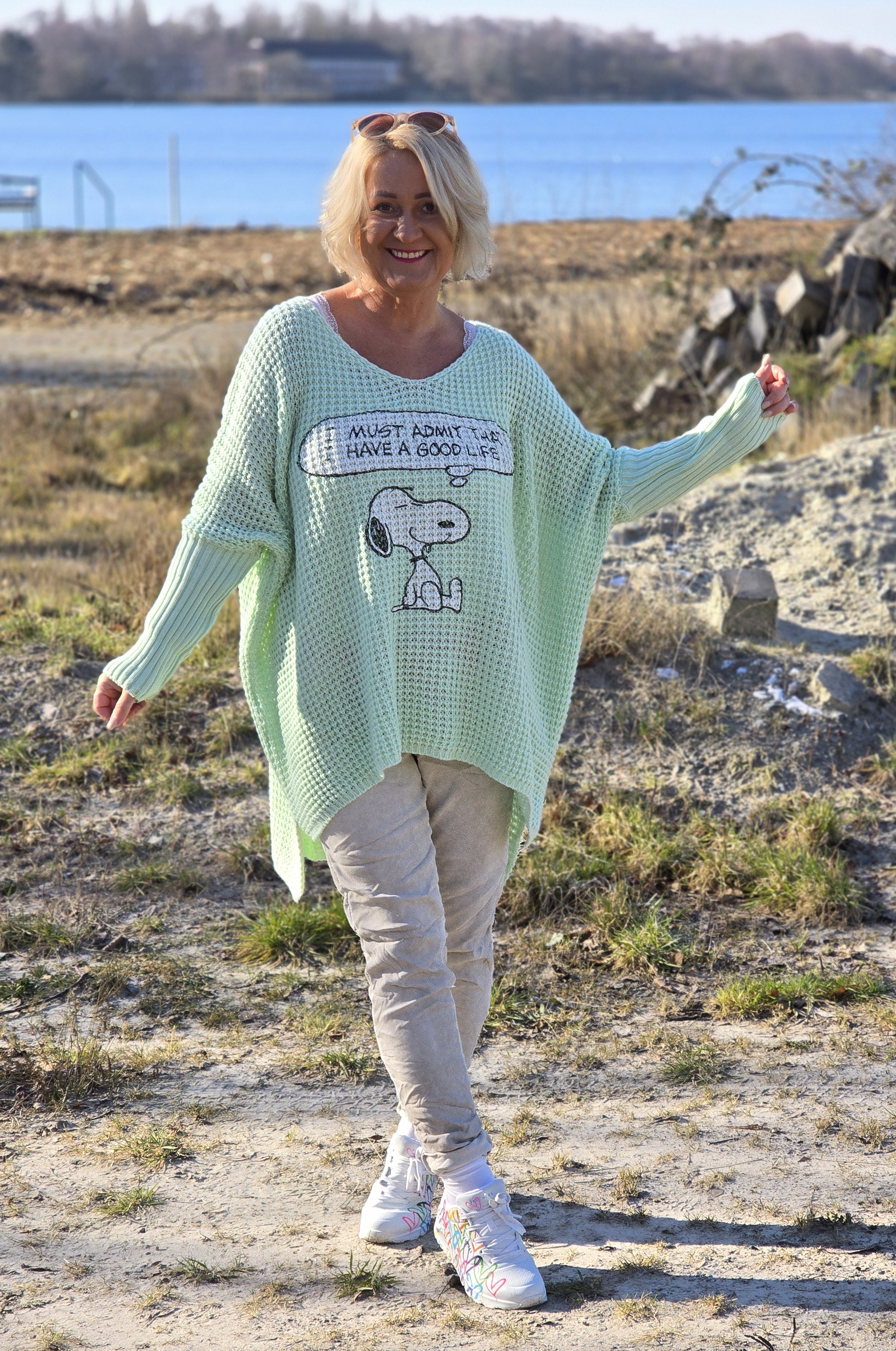 Pullover "Snoopy" – oversized Pulli "Alice" – Damenpullover