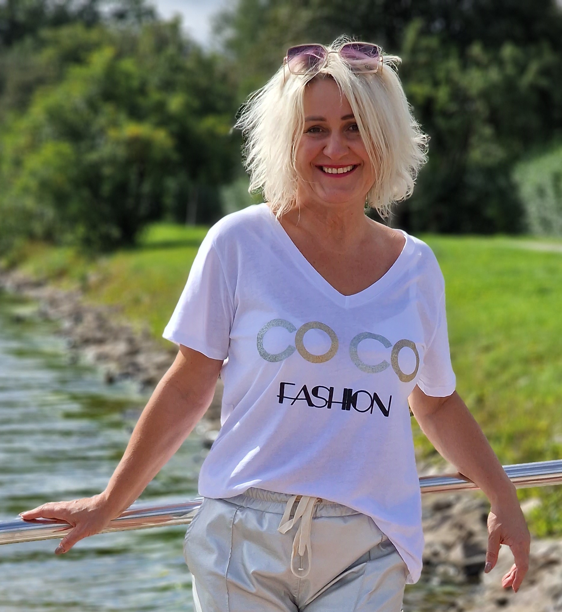 T-Shirt "Coco Fashion" – Druck T-Shirt – Sommershirt  