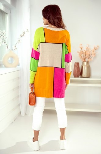 Pullover grafische bunte Muster – oversized Pulli "bunte Quadraten"  
