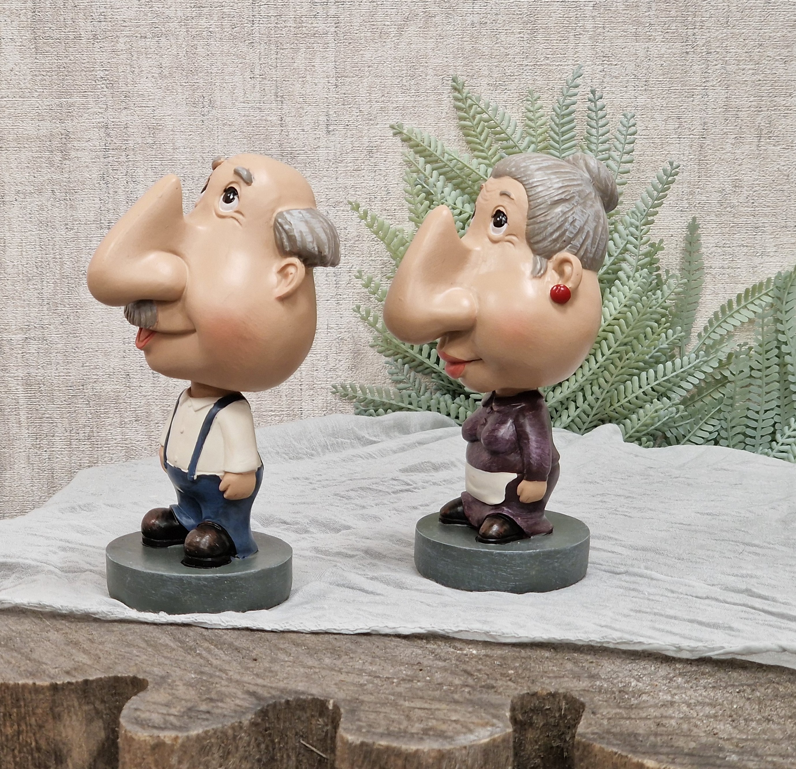 Brillenhalter "Opa und Oma"– Brillenständer – Dekofigur – Skulptur