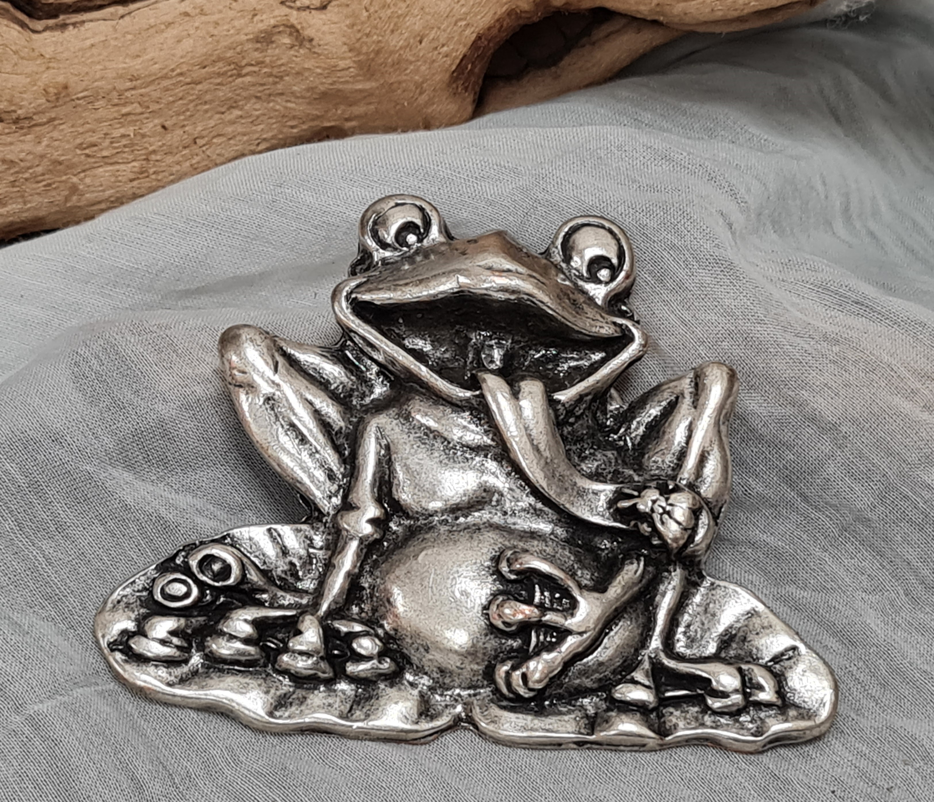 LUCA KAYZ – Gürtelschließe – Gürtelschnalle "Frosch" – Wechselschließe für Gürtel – MIX AND MATCH