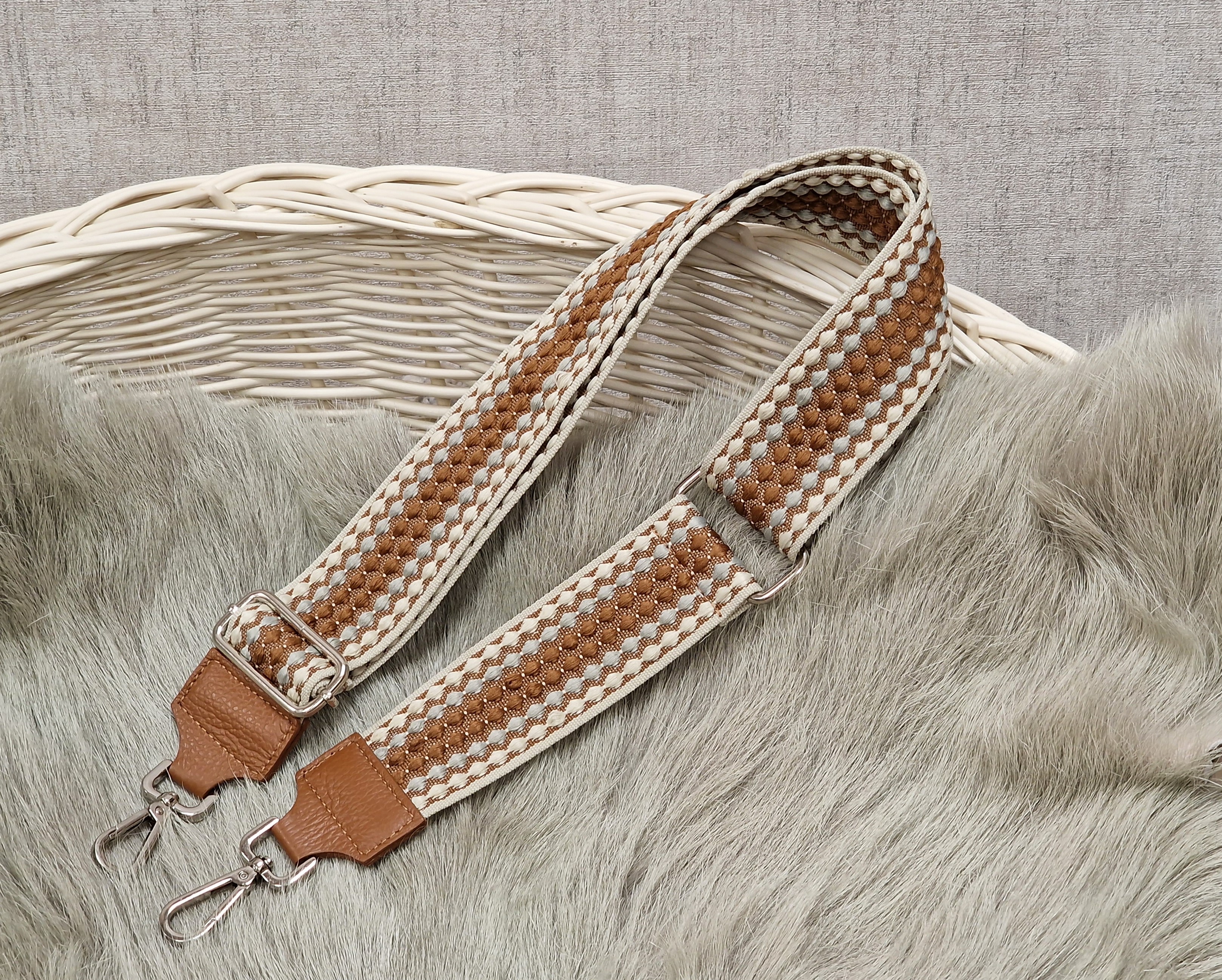 Wechselgurt für Taschen – Rostbraun 3 – Taschenriemen