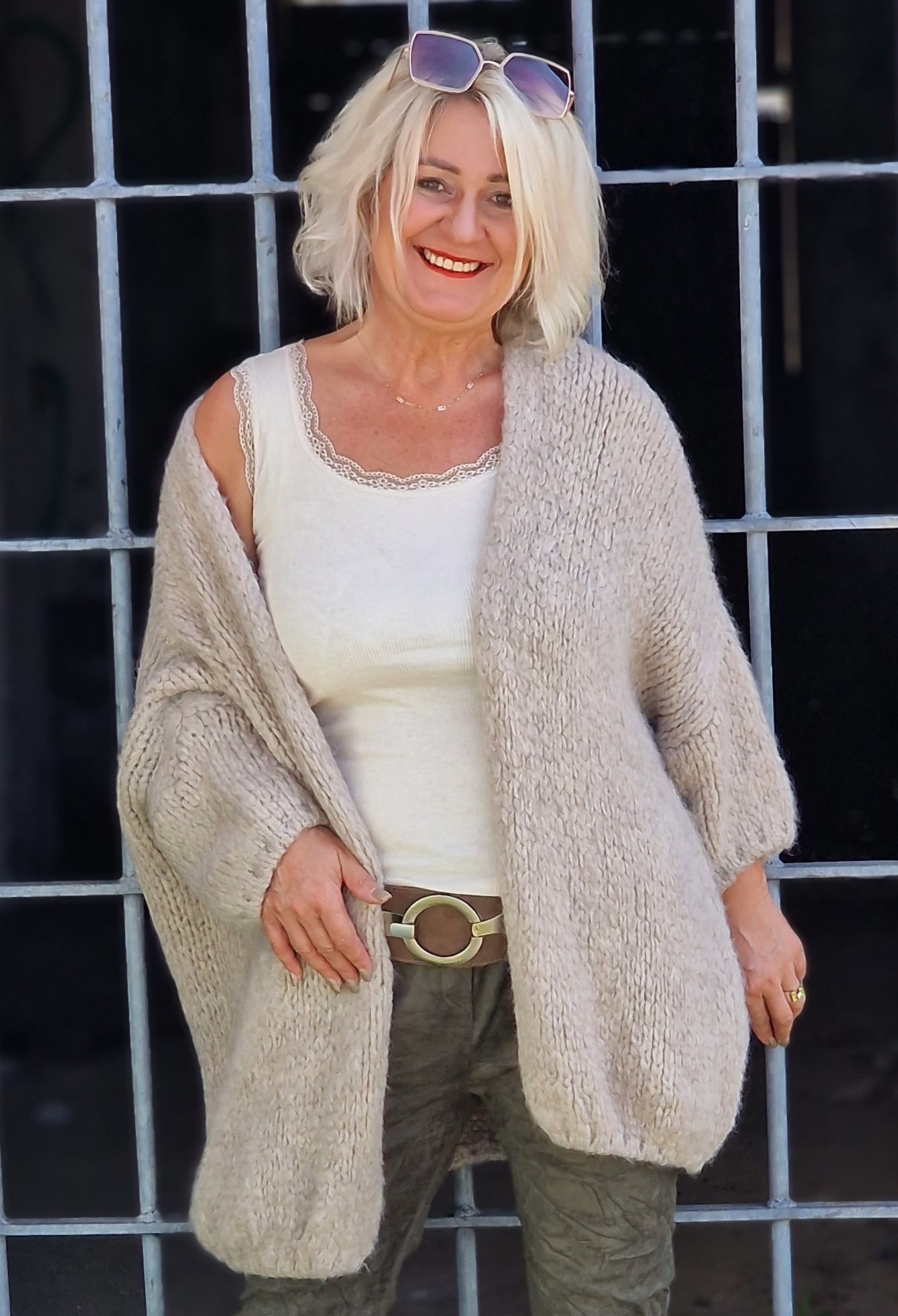 Unterhemd mit zarter Spitze – Baumwolle Top – Damen Hemdchen