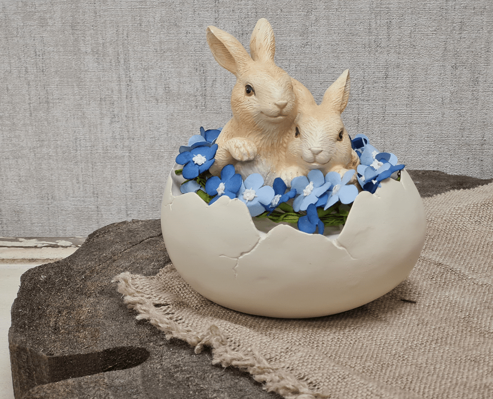 Hasen – Kaninchen im Osterei – Osterdeko