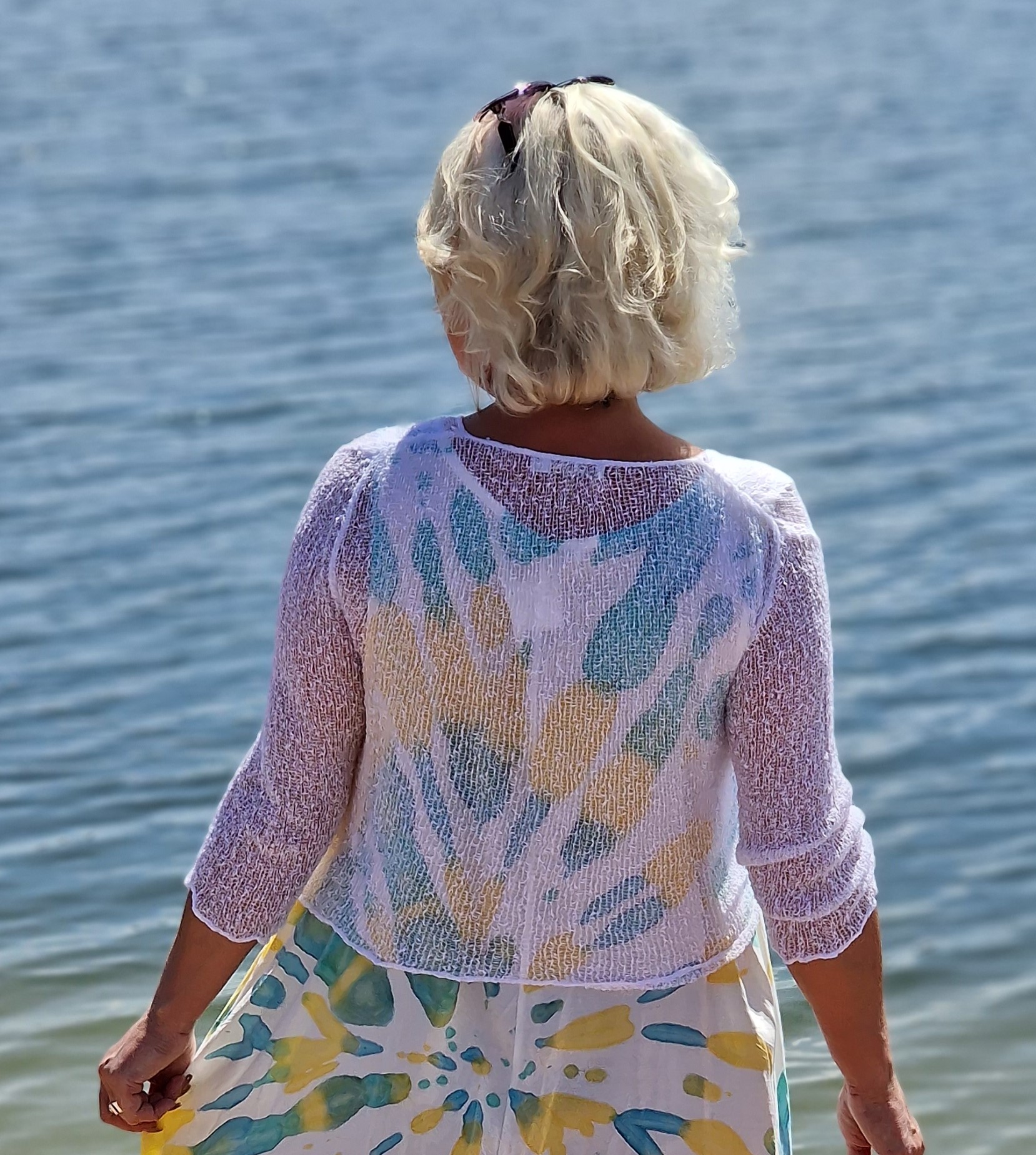 leichter Sommer Bolero – Sommerweste – leicht transparente Jäckchen 