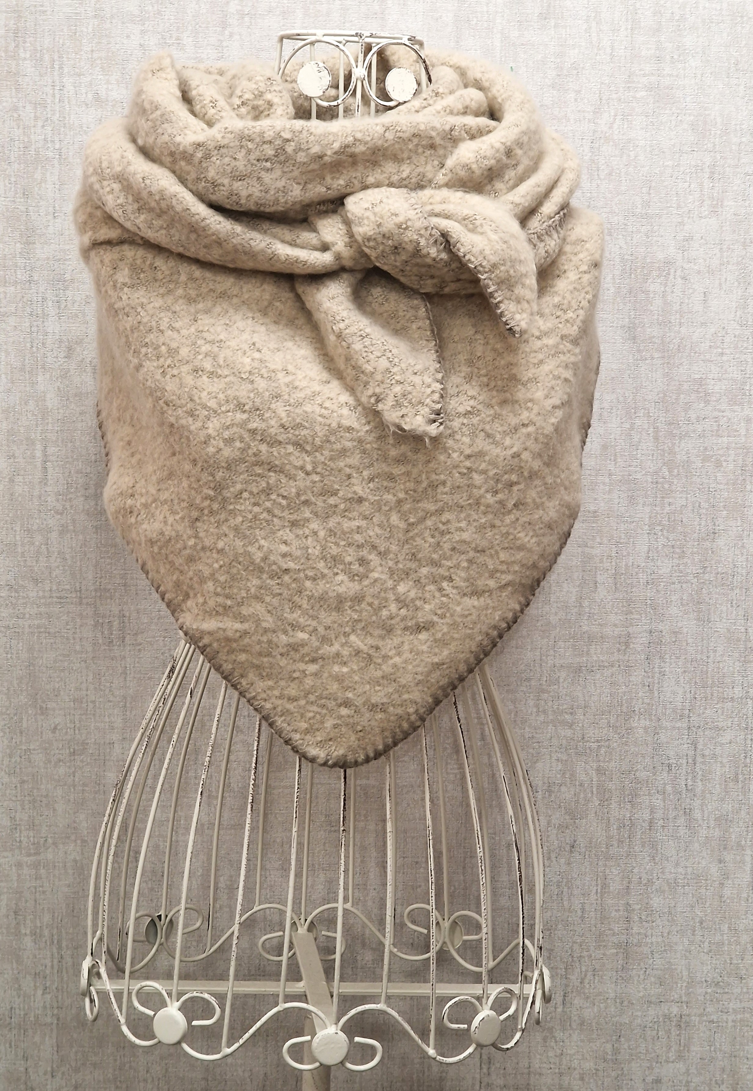 Damen Dreieckstuch – Dreiecksschal – Winterschal flauschig 