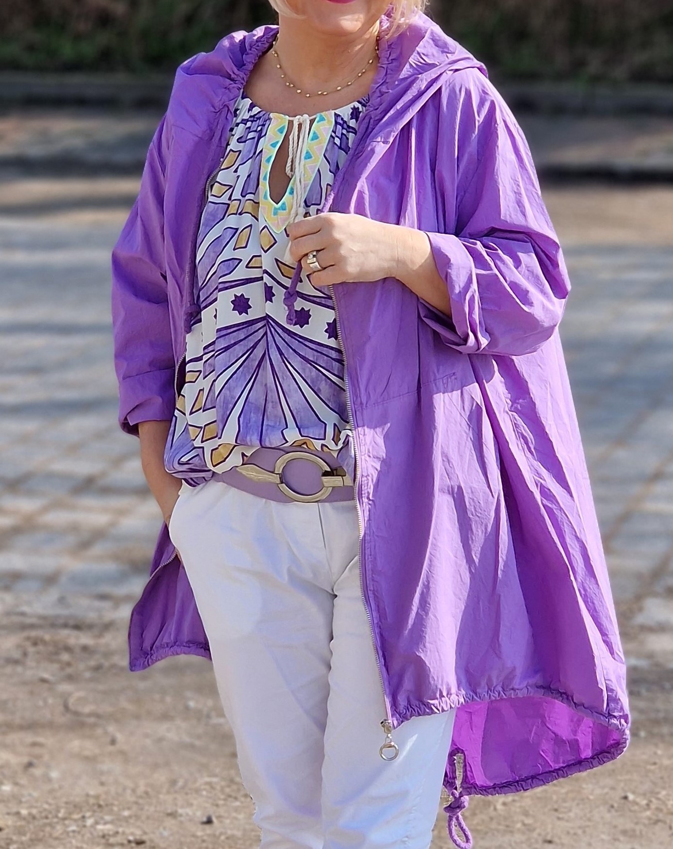 Parka mit Kaputze – Damenparka – Sommerjacke – "Diva"
