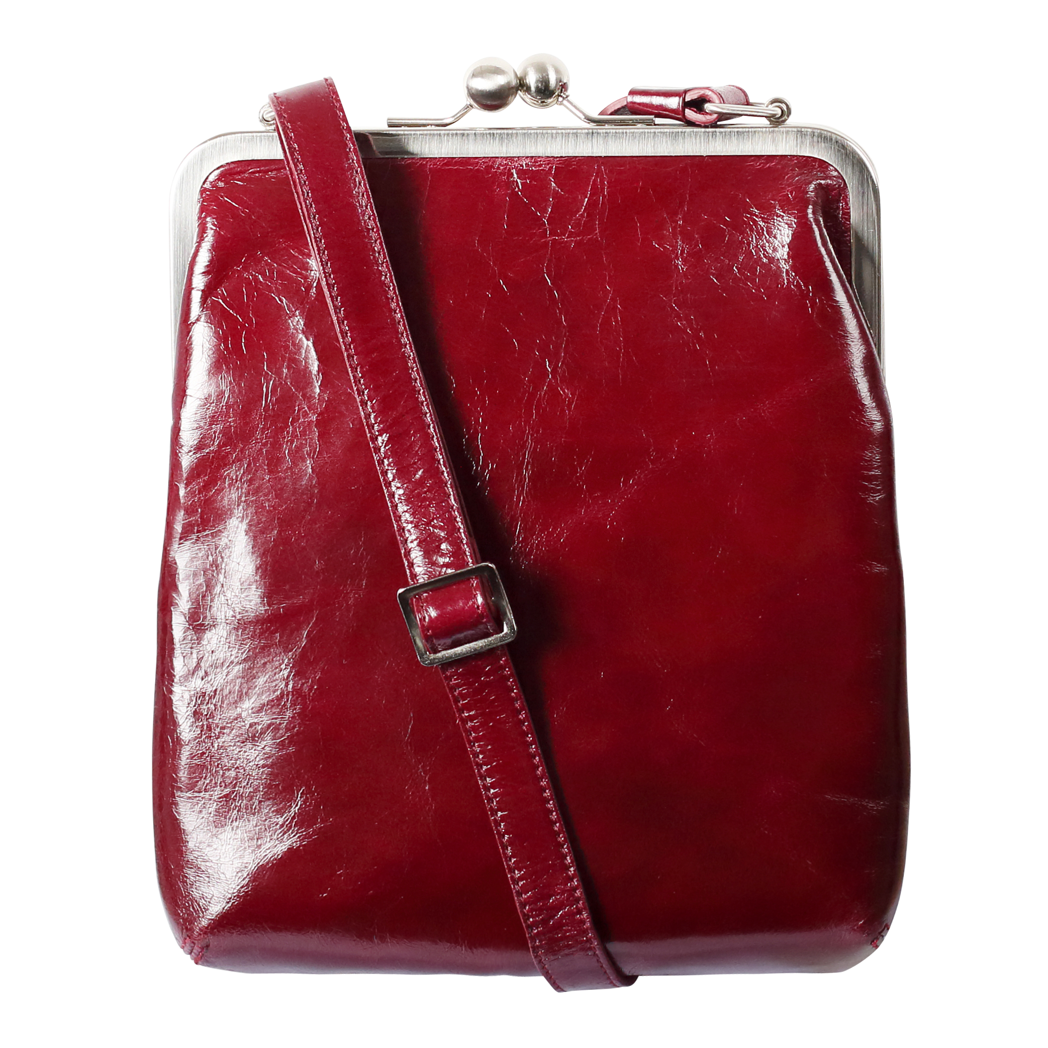 Umhängetasche – Ledertasche – Vintage – Cardinal – Rot –  Volker Lang "BT2 Lola" 
