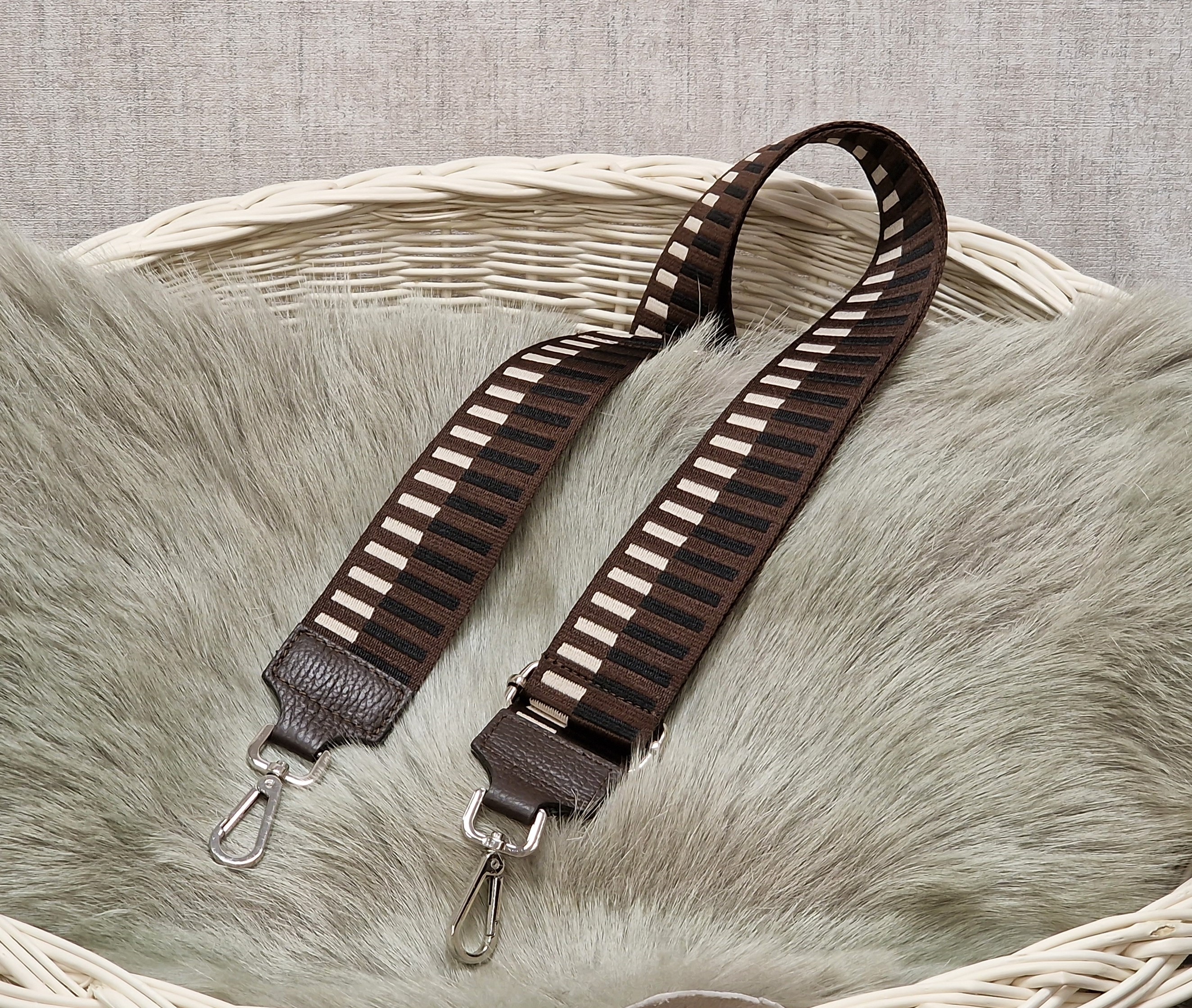 Wechselgurt für Taschen – Dunkelbraun 1 – Taschenriemen