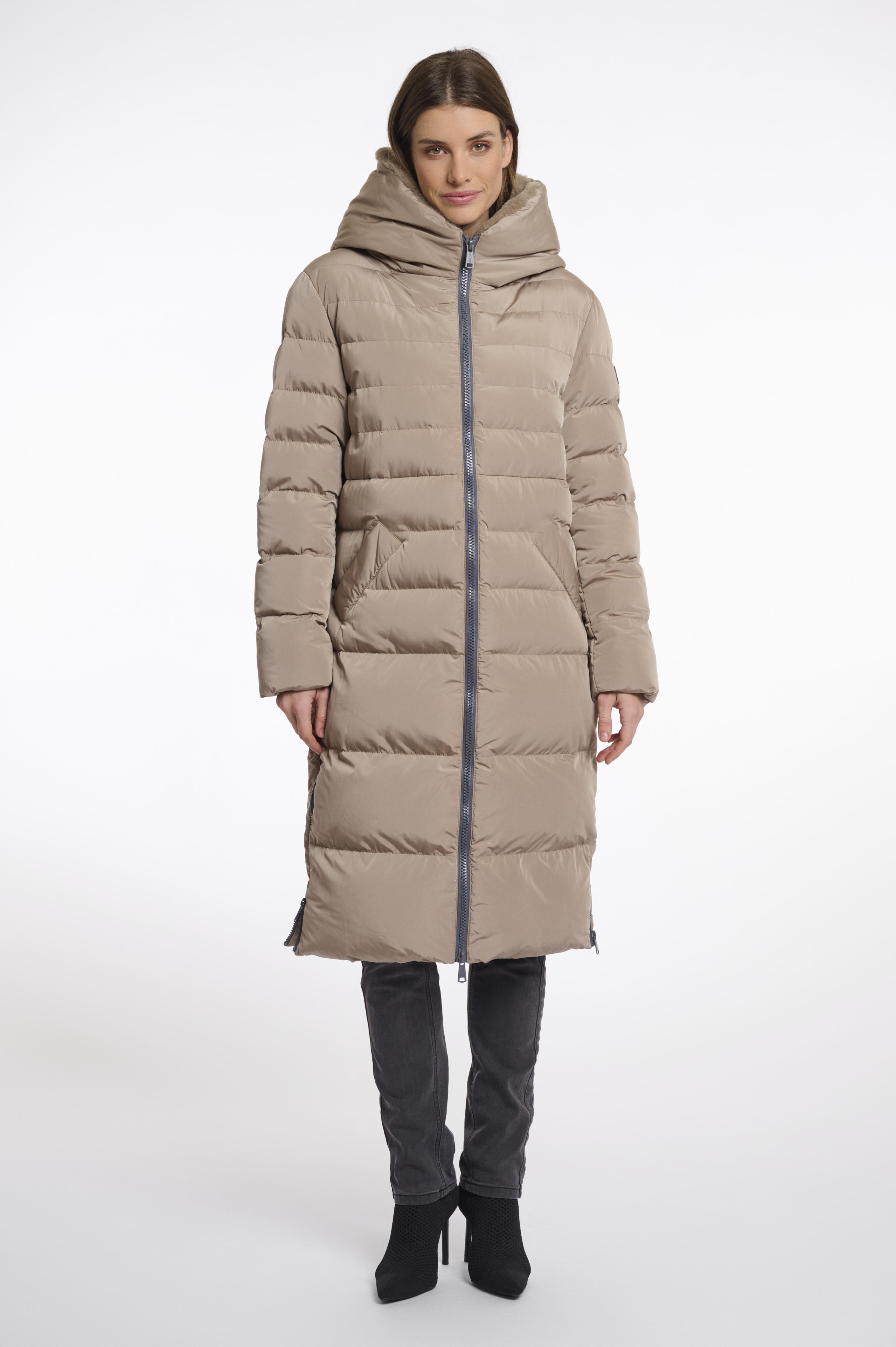 RINO & PELLE Winterjacke "Keila coat" – Kunstfell – Damenjacke – Wintermantel