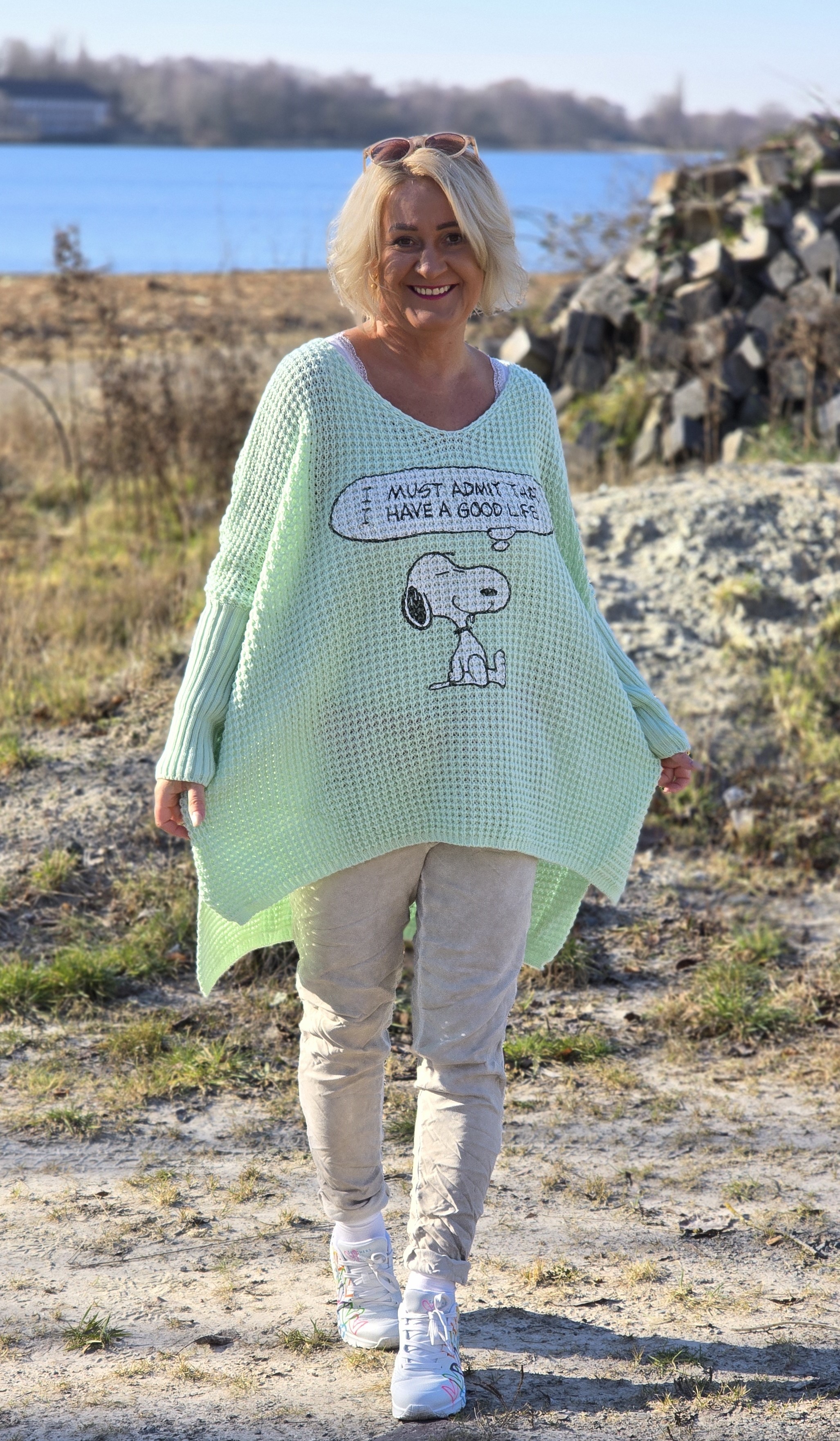 Pullover "Snoopy" – oversized Pulli "Alice" – Damenpullover