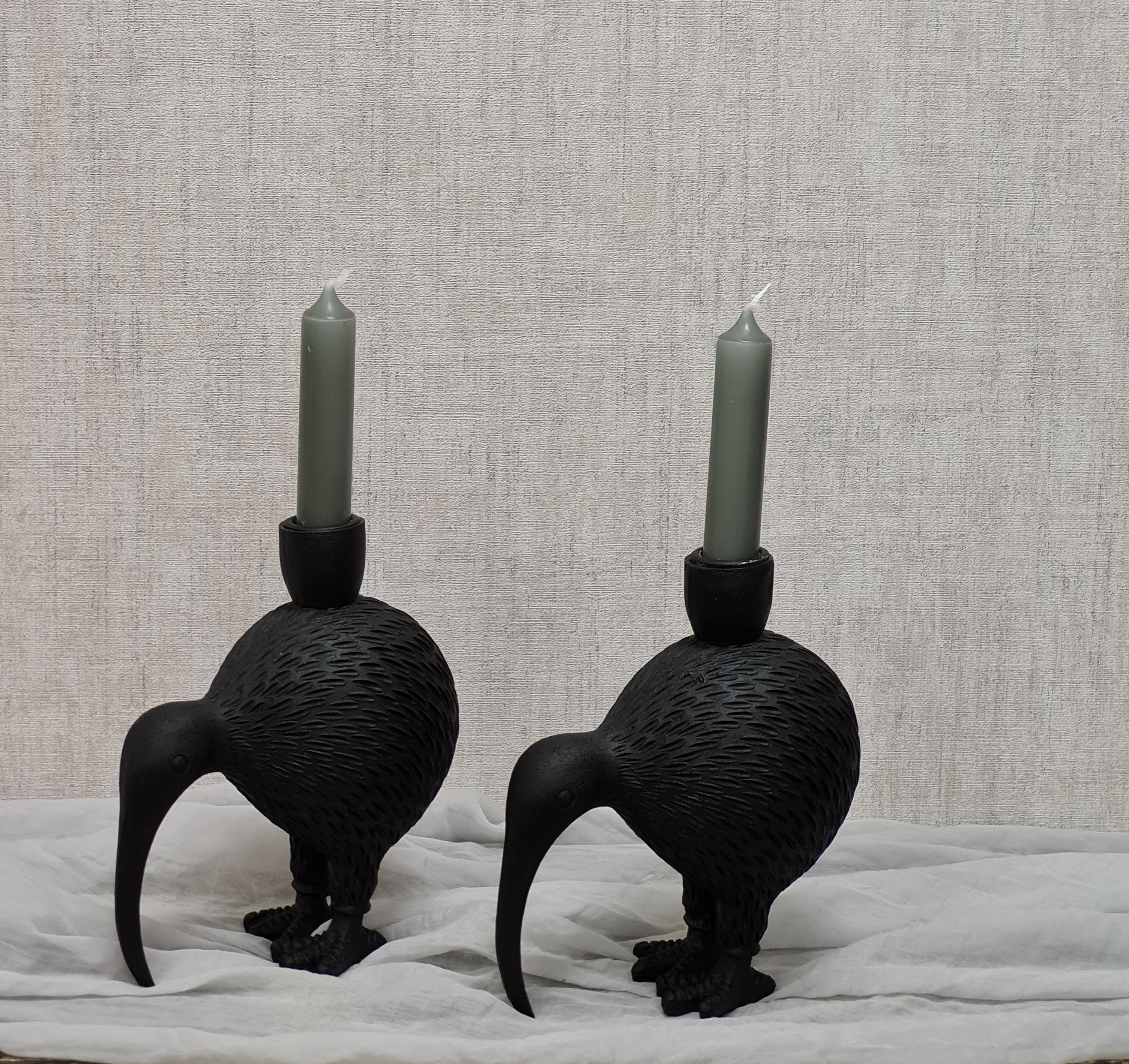Kerzenhalter KIWI Vogel– Stabkerzenhalter – Kerzenständer – "KIWI"