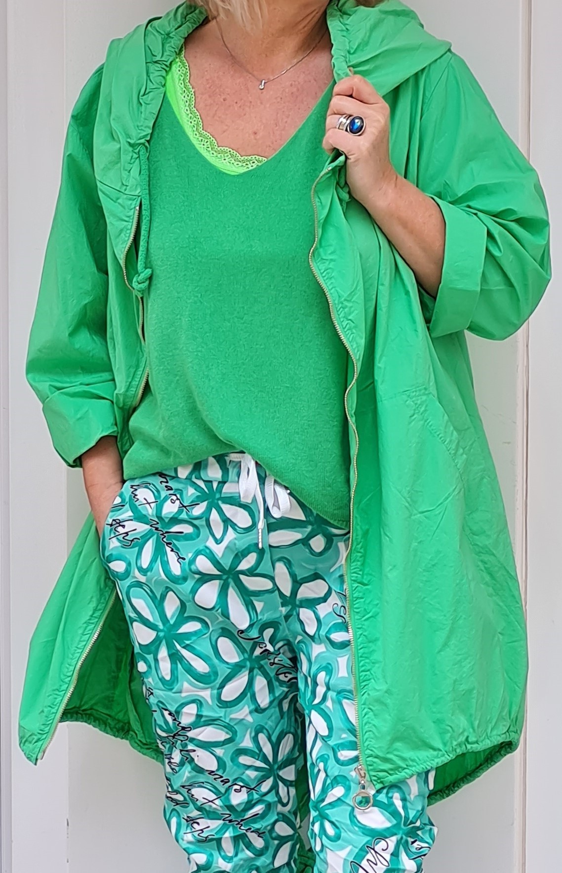 Parka mit Kaputze – Damenparka – Sommerjacke – "Diva"