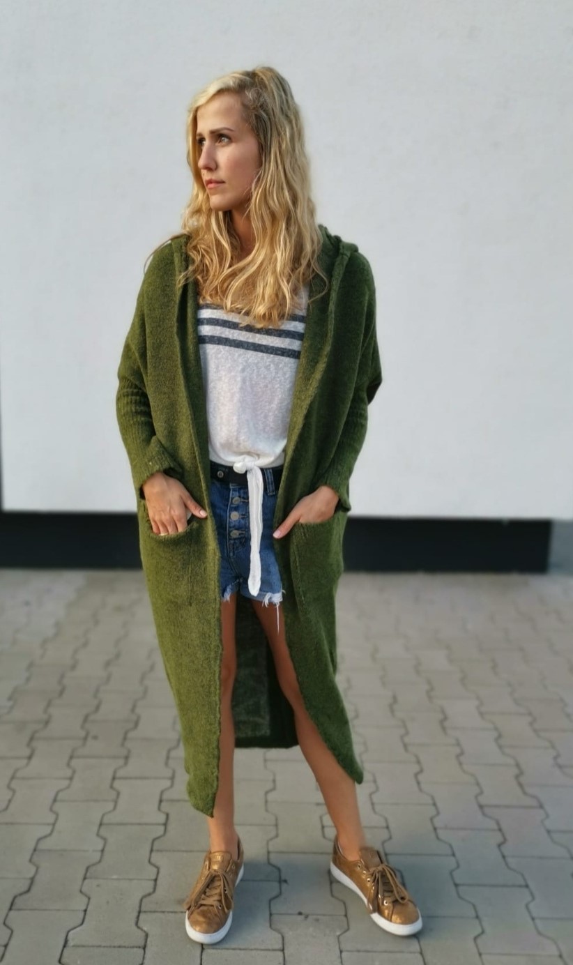 Strickjacke – Strickmantel – Cardigan – “NeverLookBack”