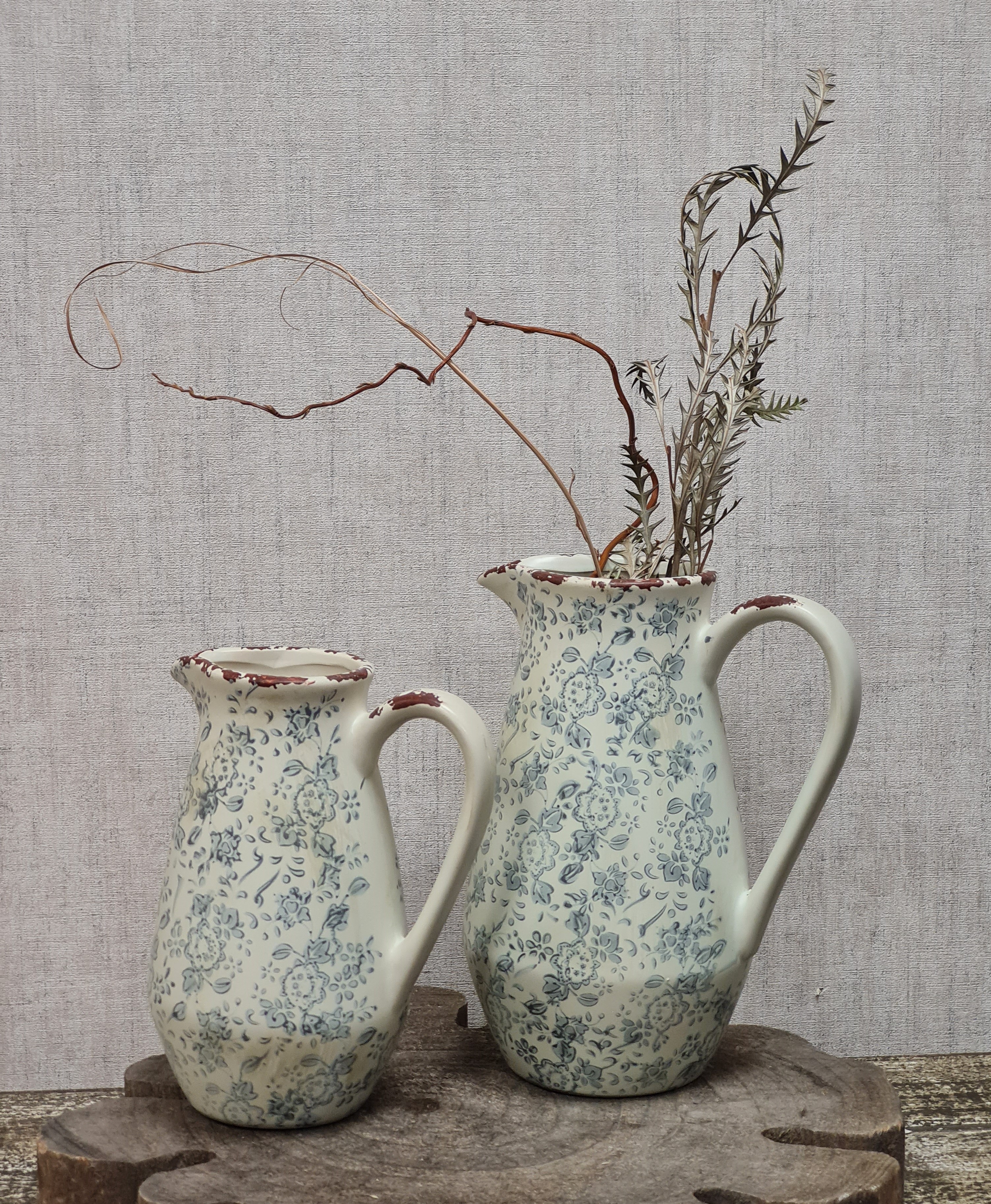 Vase – Krug mit Henkel– Blumenvase – Kanne nostalgisch– Wasserkrug "Adel" 