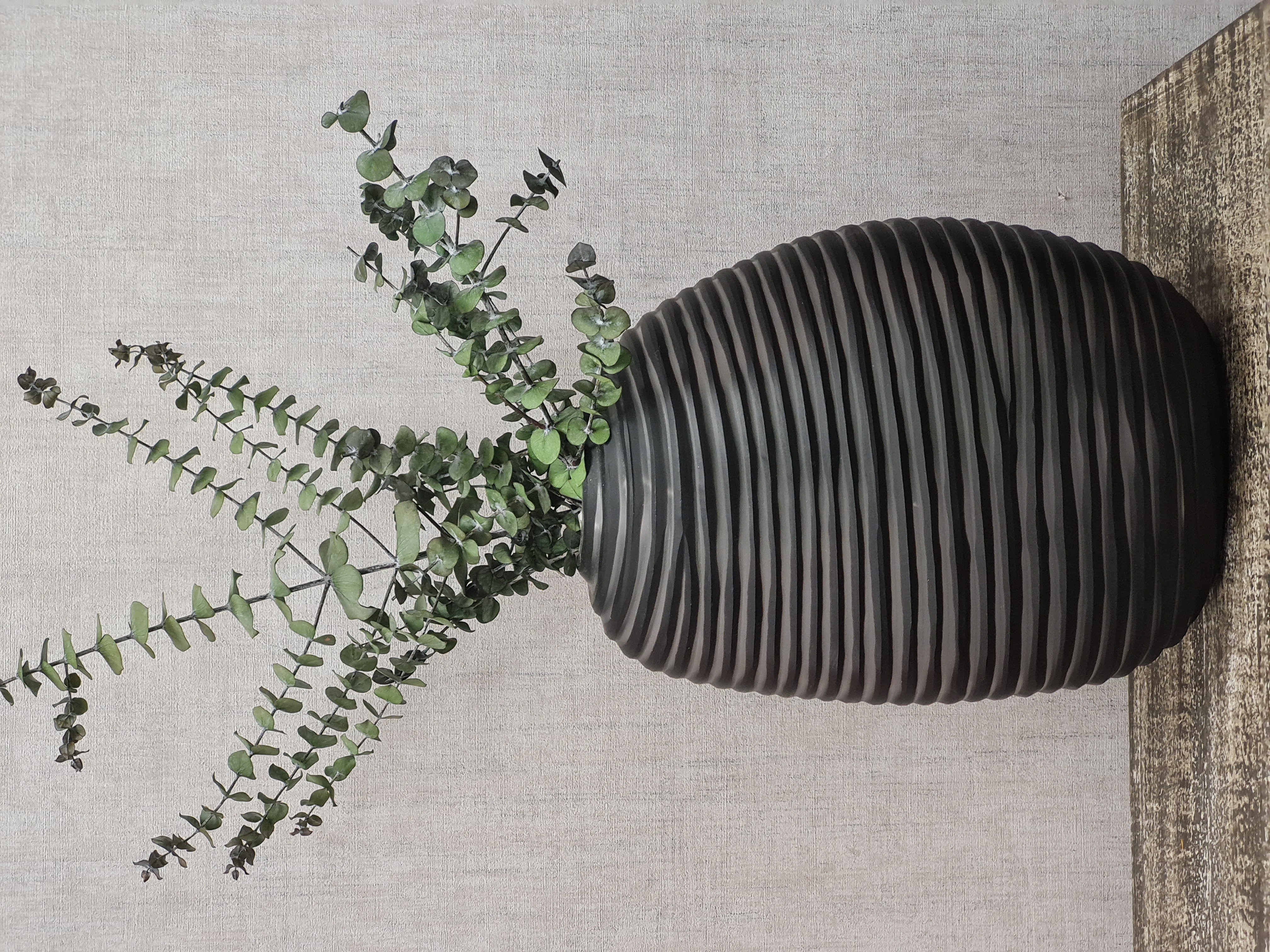 Vase oval – Blumenvase – Glasvase  – "Doris"
